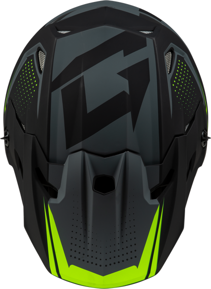 Mx 96 502 Helmet Matte Grey/Hi Viz Xs