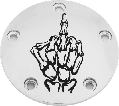 Tc Timer Cover Bone Finger Chrome