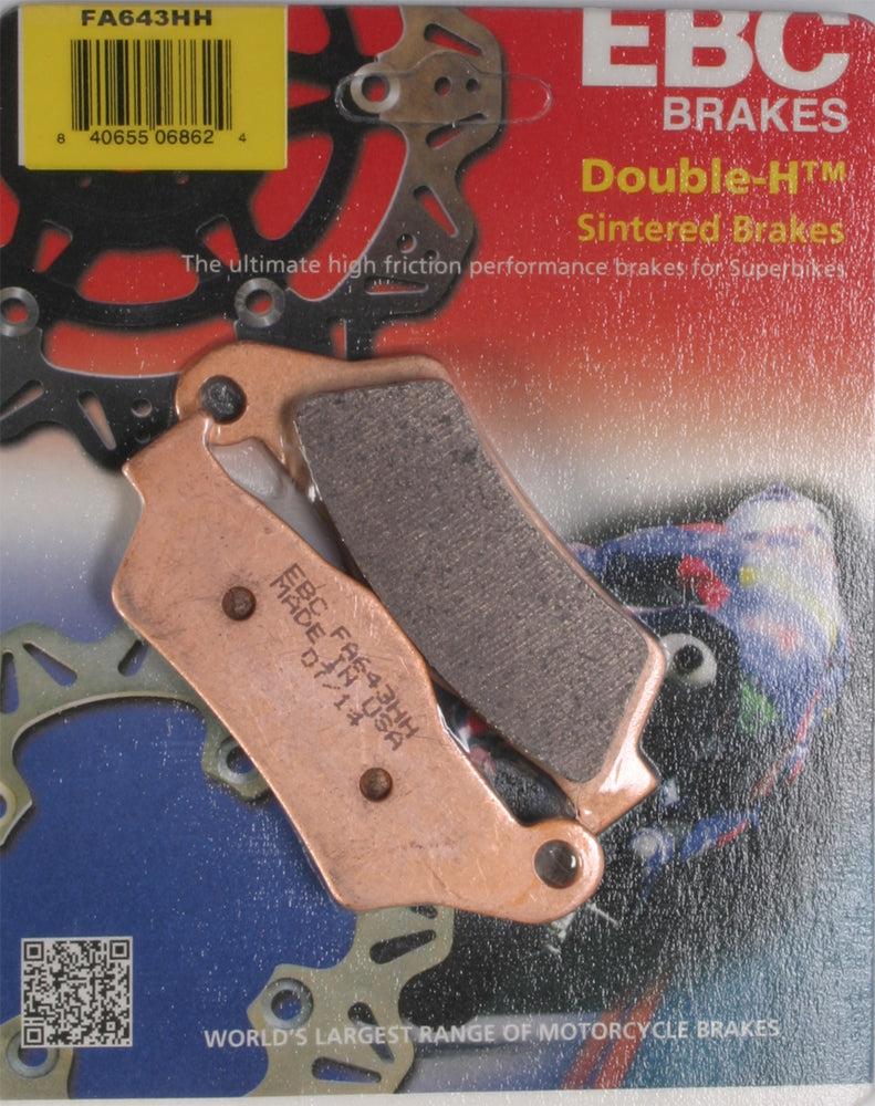 Brake Pads Fa643hh Double H Sintered