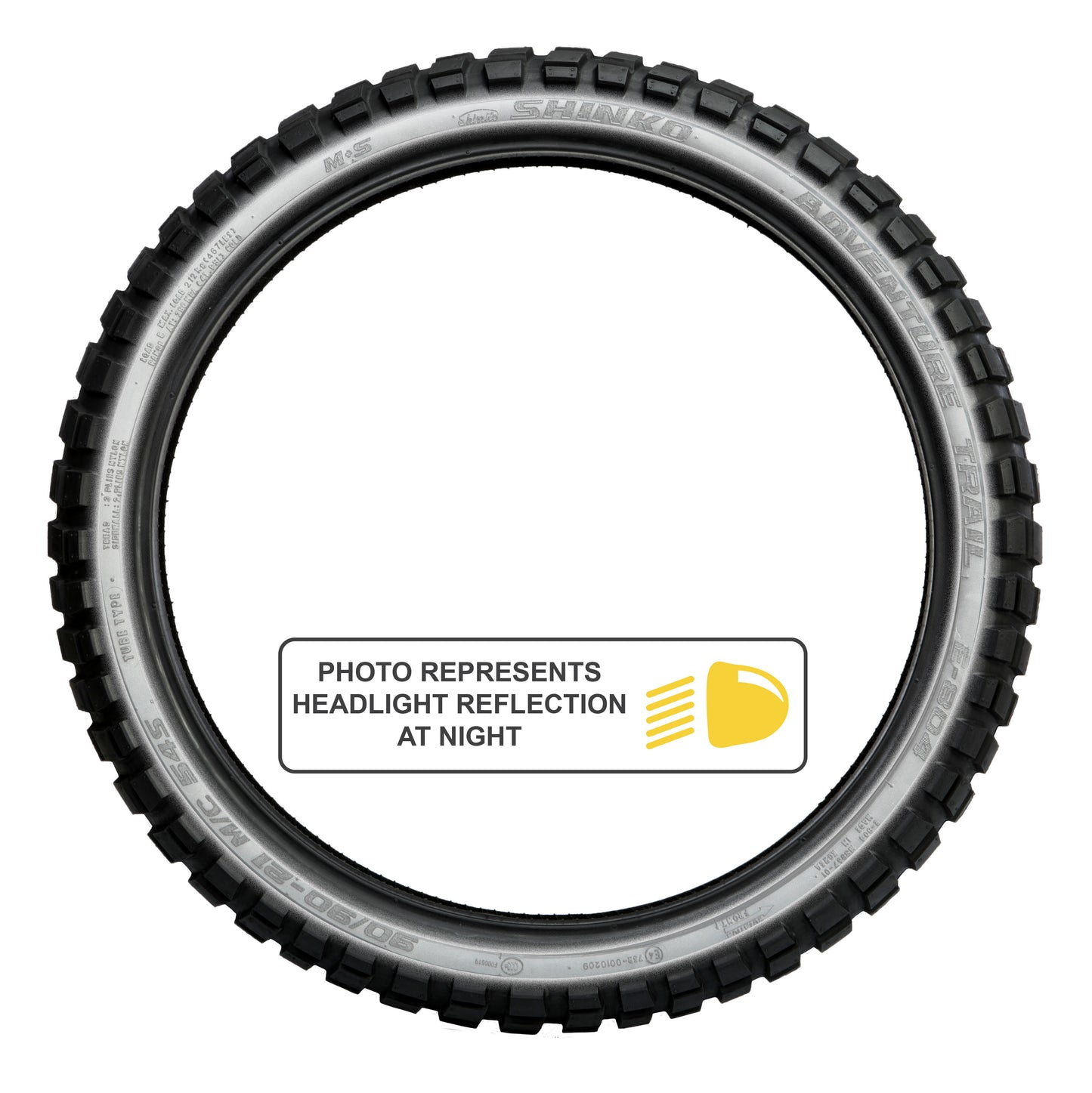 Tire 804 Dual Sport Front 110/80b19 59q B/Bias Tl Ref