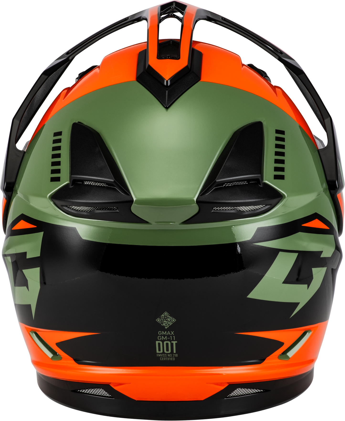 Gm 11 Ronin Helmet Orange/Green/Black Xs