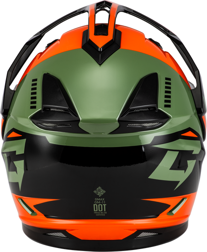 Gm 11 Ronin Helmet Orange/Green/Black Xs
