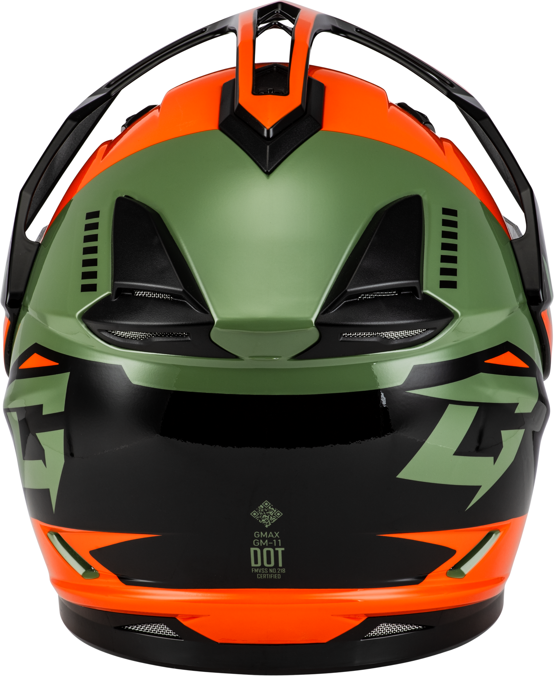 Gm 11 Ronin Helmet Orange/Green/Black 2x