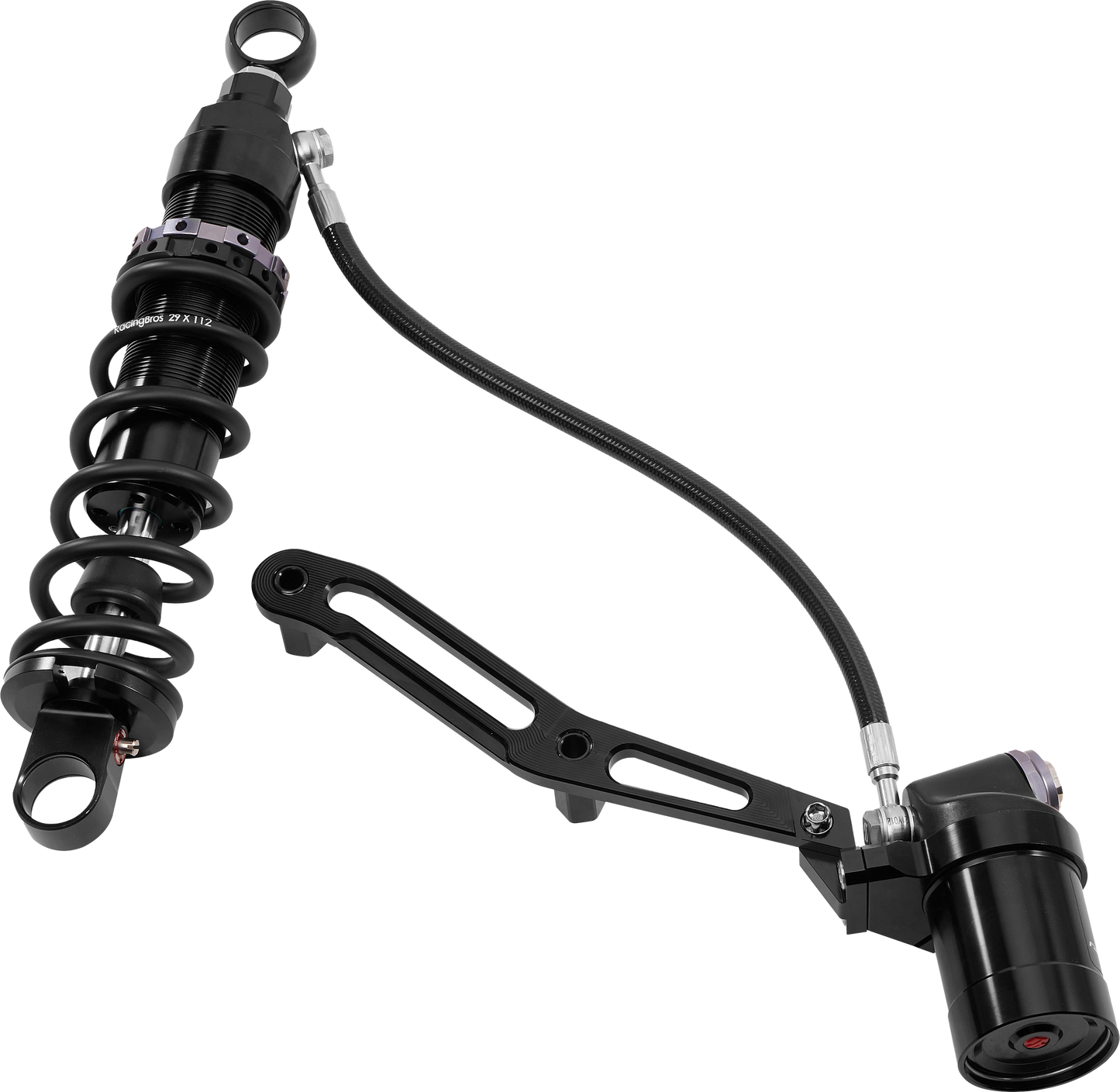 Touring Remote Res Shocks 14"Hvy Weight Billet Bracket