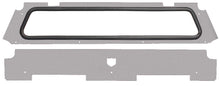 Rear Windshield Sparkle Silver Metallic