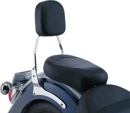 Std Sissy Bar W/Pad Chrome Yam Raider 08 18