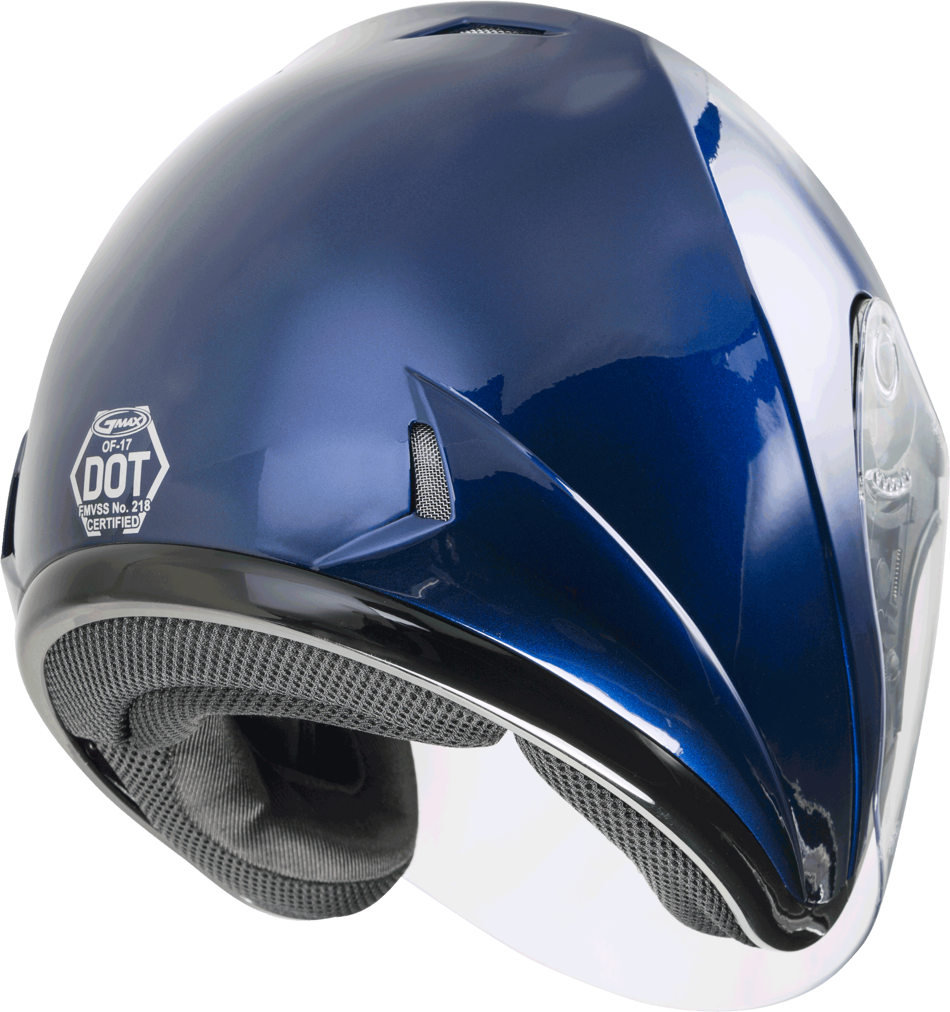 Of 17 Open Face Helmet Blue Xs