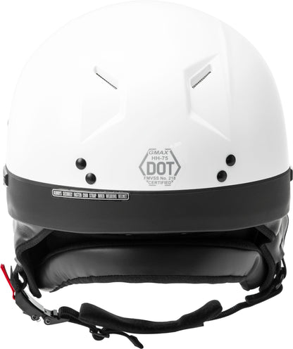 Hh 75 Half Helmet White Xs