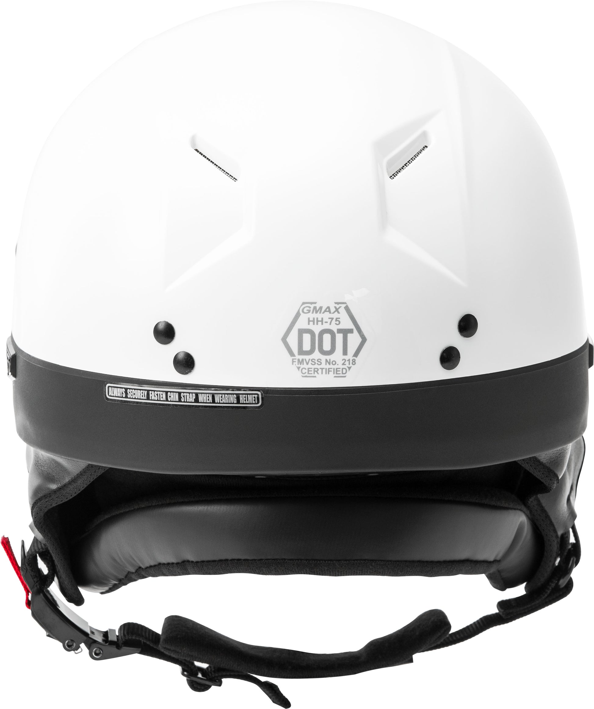 Hh 75 Half Helmet White Md