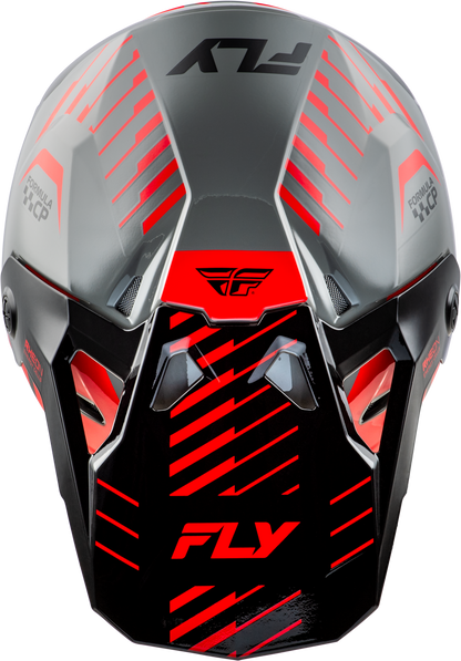 Youth Formula Cp Slice Helmet Grey/Red/Black Yl