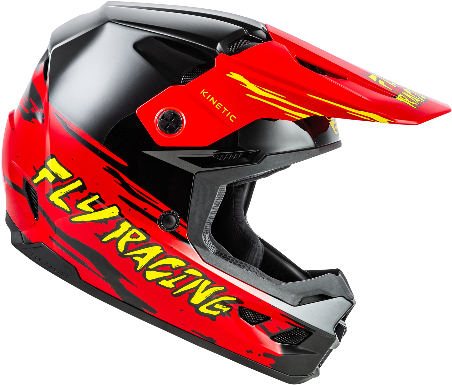 Youth Kinetic Surge Helmet Black/Red/Yellow Ym