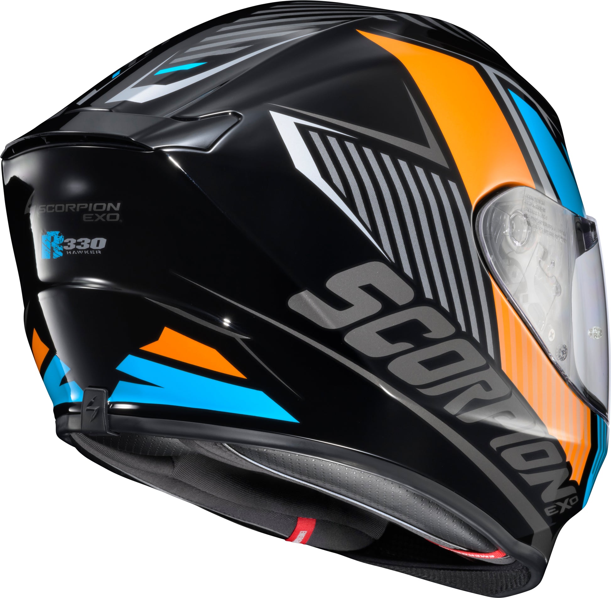 Exo R330 Full Face Helmet Hawker Light Blue Sm