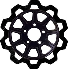 9 Spoke Rotor  Rear Blk/Blk Bow Tie 11.8" 7mm