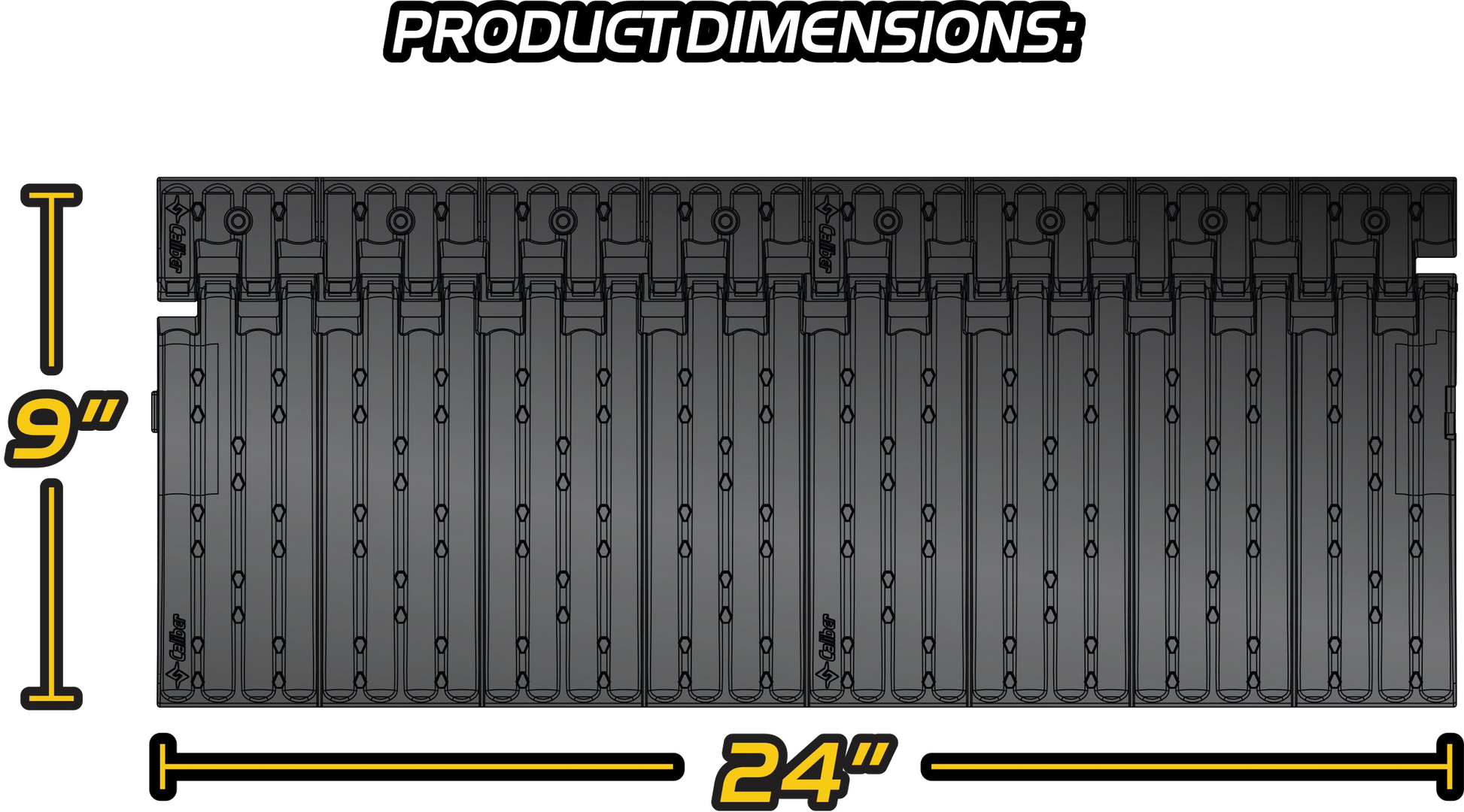 Edge Glide V2.0 48" Kit 24"W X 9"L 2/Pk