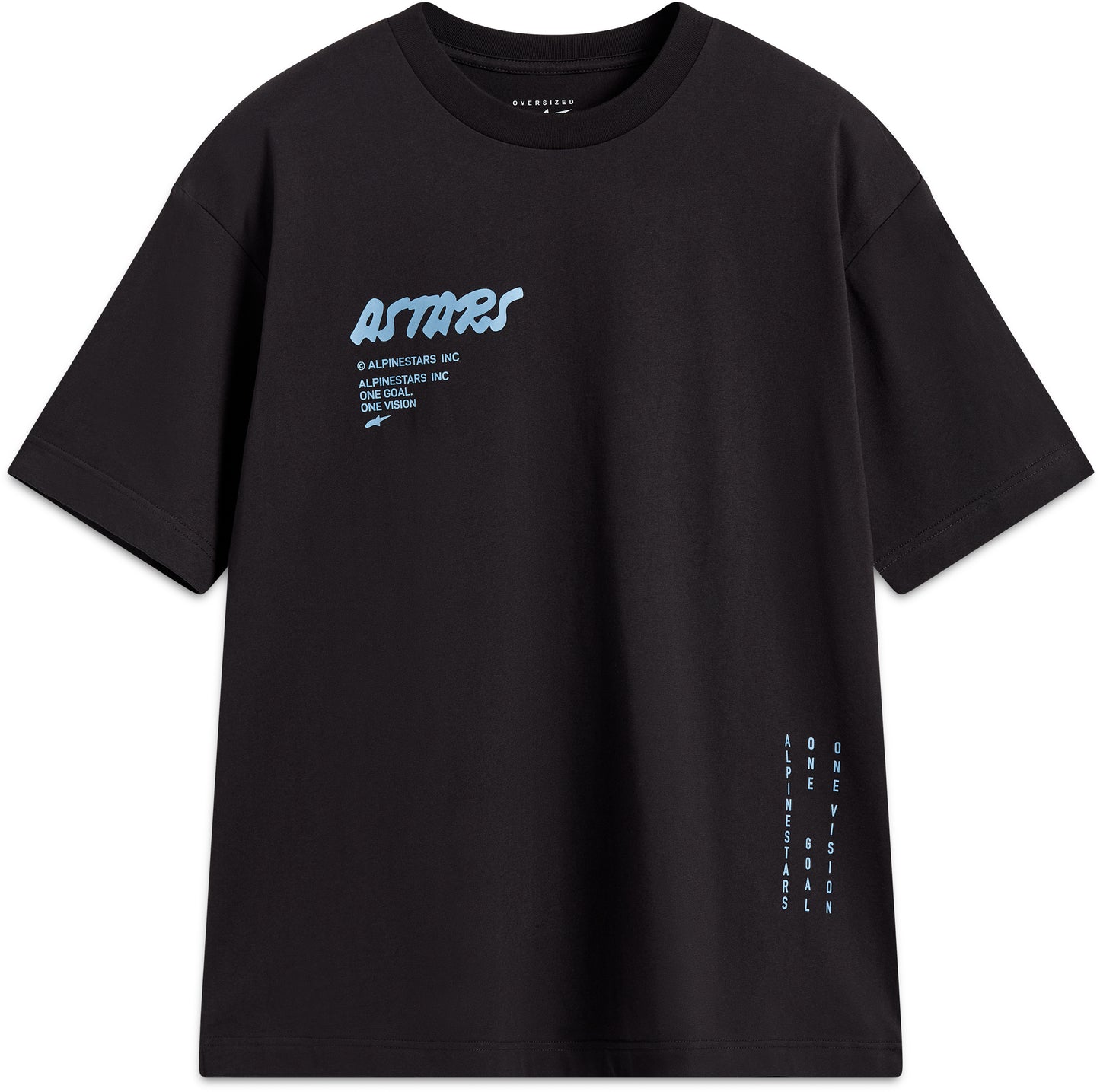 Chalk Oversized Ss Csf Tee Black 2x