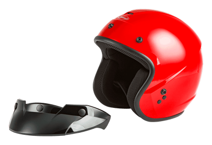 Of 2 Open Face Helmet Red 2x