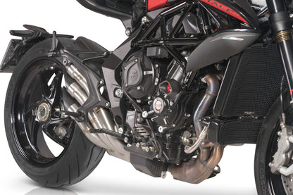 QD Exhaust Power Gun Slip-on - MV Agusta Brutale 800 (2016+), and Dragster 800, F3 675 / 800 (2017+), RVS #1, and Superveloce