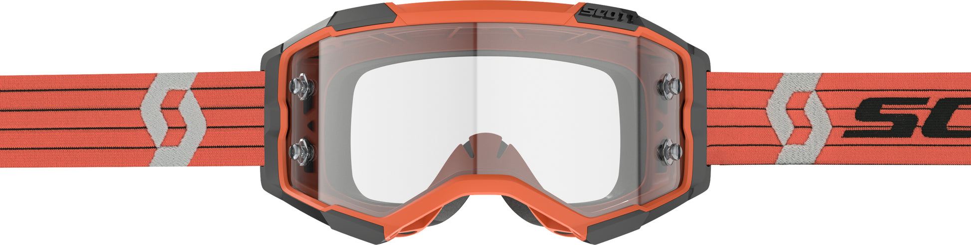 Fury Goggle Orange/Grey Clear Works