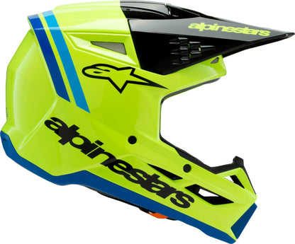 Sm3 Youth Radium Helmet Ylw Fluo/Blk/Blue Yl