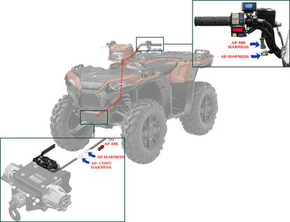 Ap Harness Assault Winch Polaris Kit