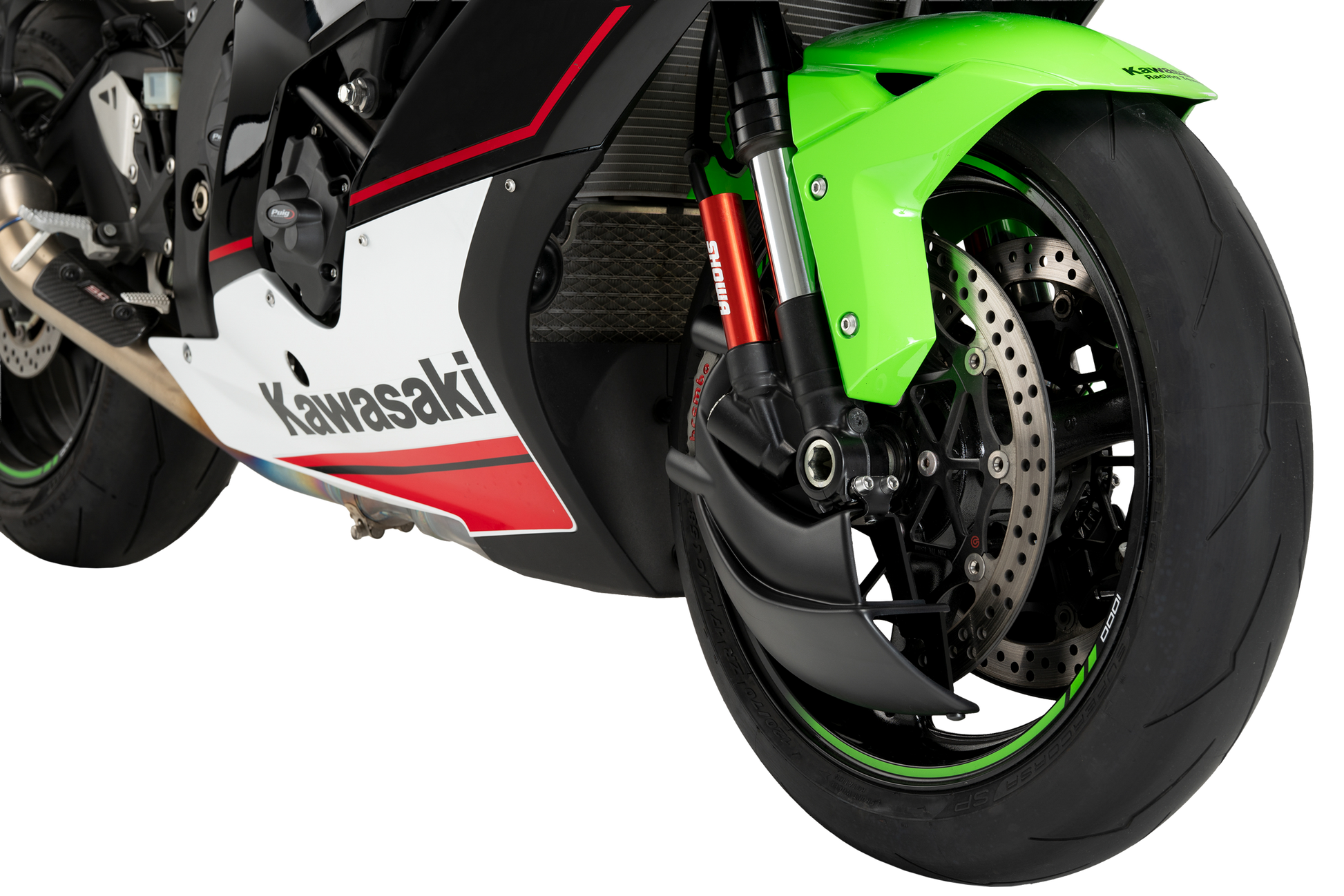 Brake Cooler Matte Black Kaw