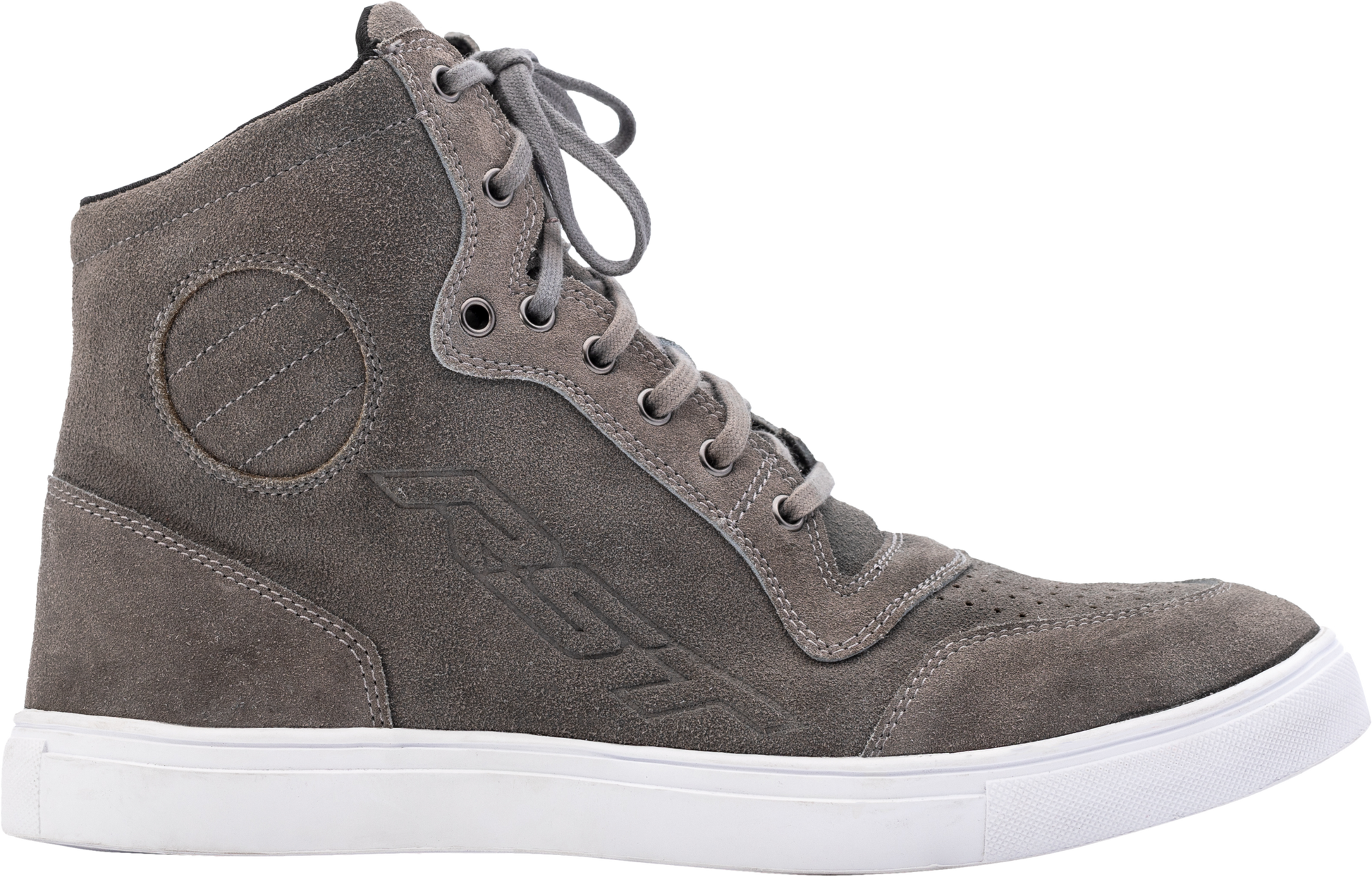 Hitop Moto Sneaker Ce Boot Grey Suede  Sz 7