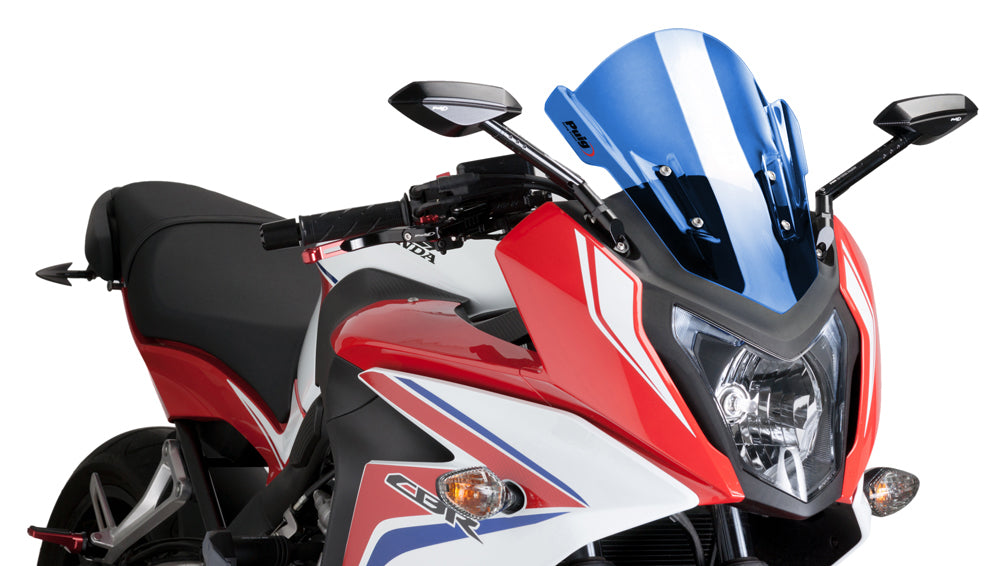 Windscreen Racing Blue