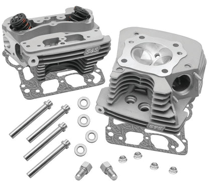 S&S Cycle 99-05 BT Super Stock 89cc Cylinder Head Kit - Silver