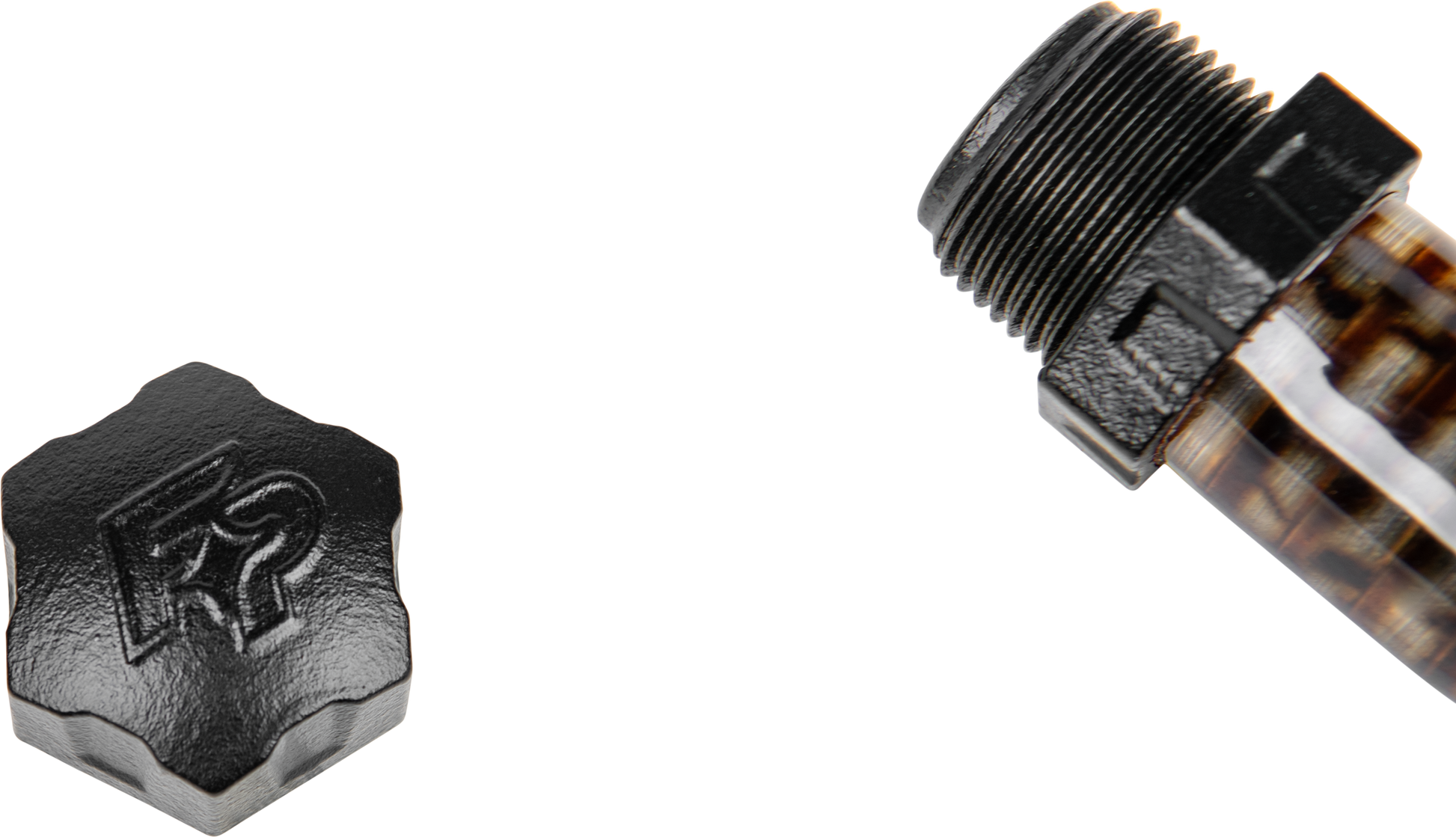 Filler Hose Screw Cap Black