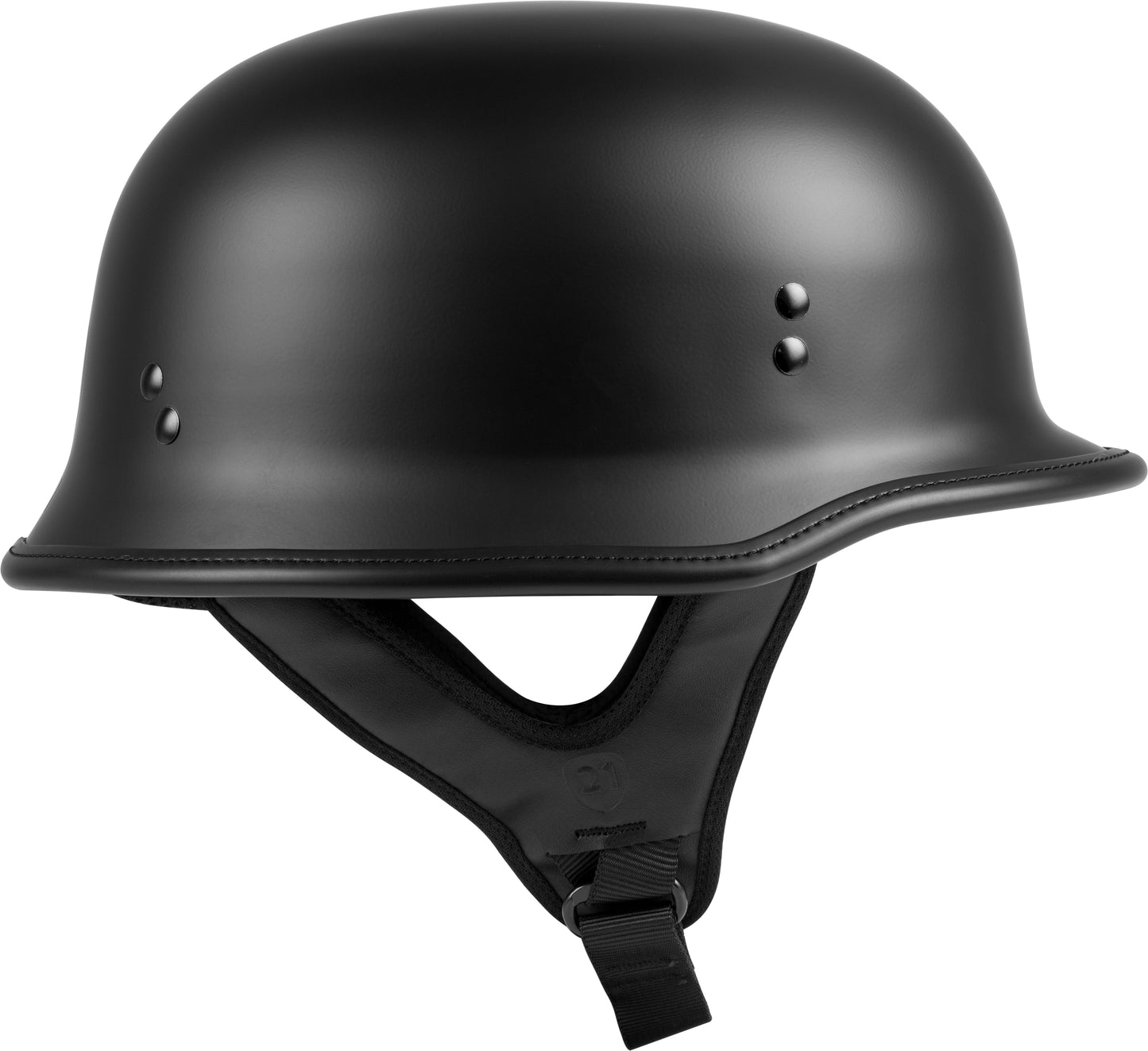 9mm German Beanie Helmet Matte Black 5x