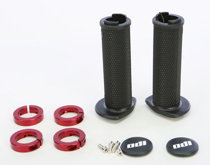 Atv Ruffian Lockon Grip 120mm Black/Red
