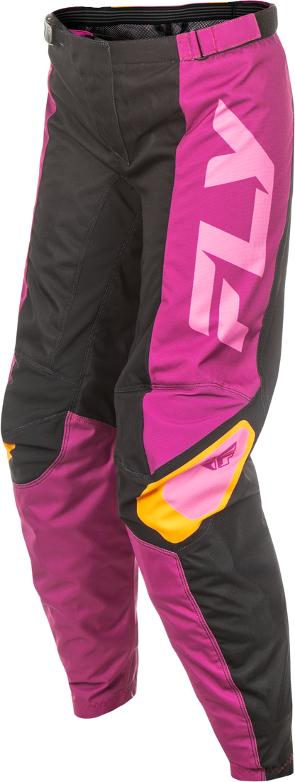 Women's F 16 Pants Ca/Ny Black/Mauve/Yellow Sz 0/02