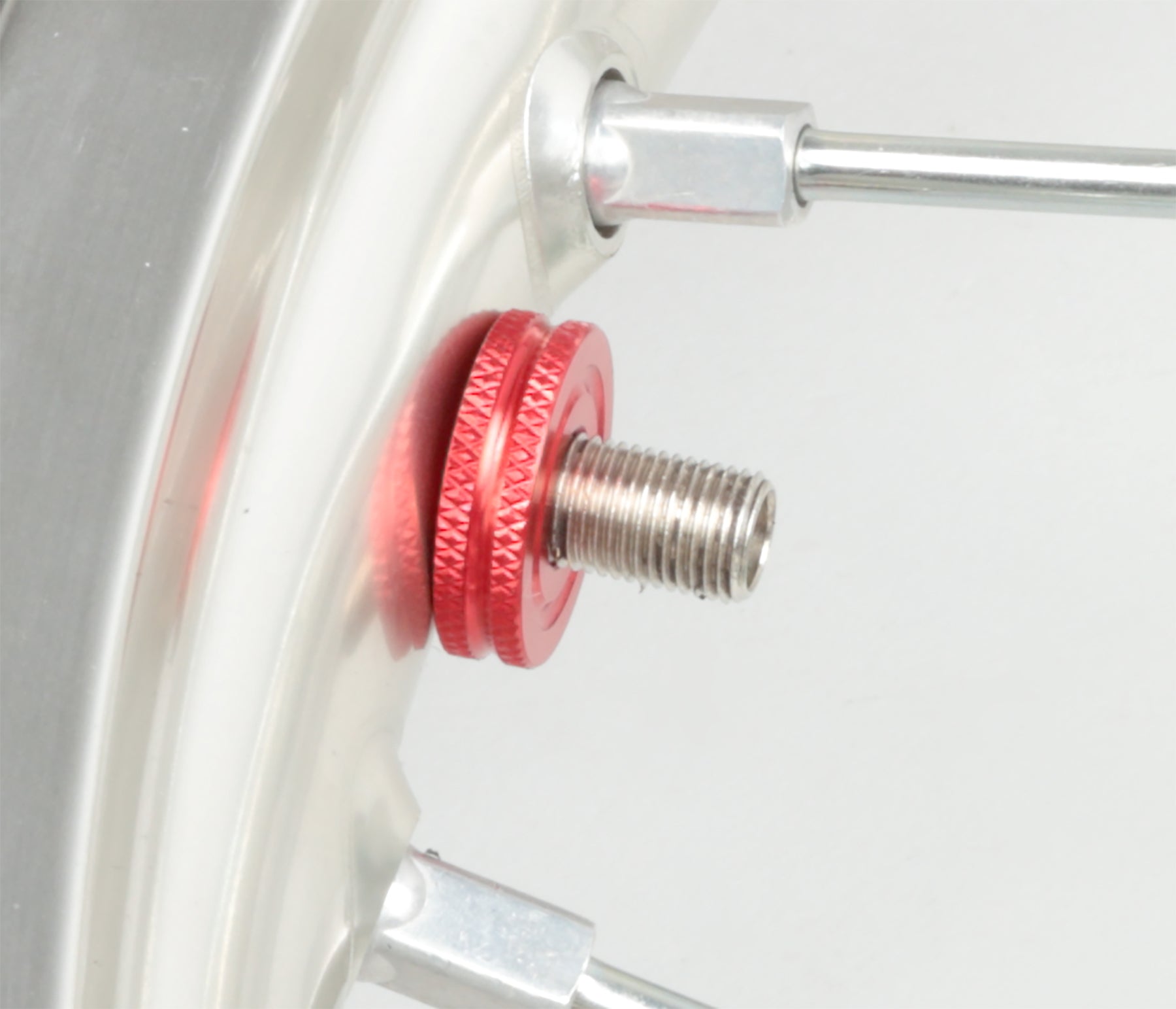 Air Valve Big Nut Red