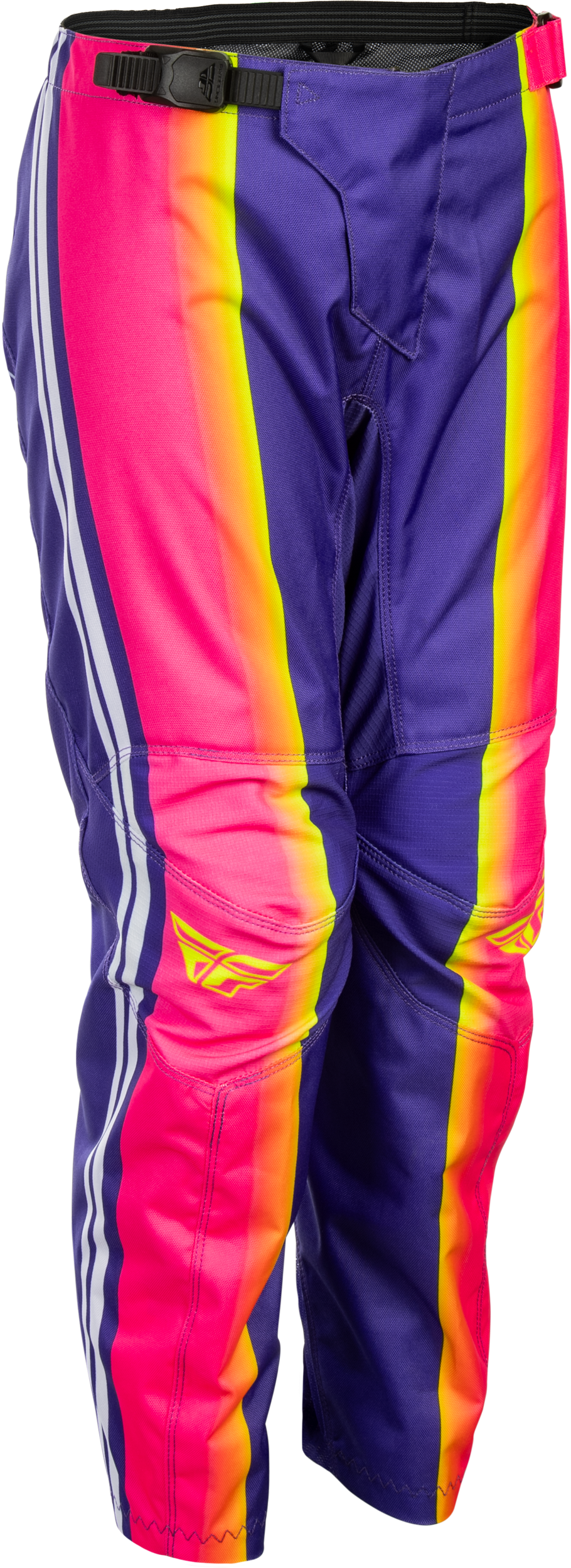 Youth F 16 Raze Pants Purple/Pink/Yellow Sz 26