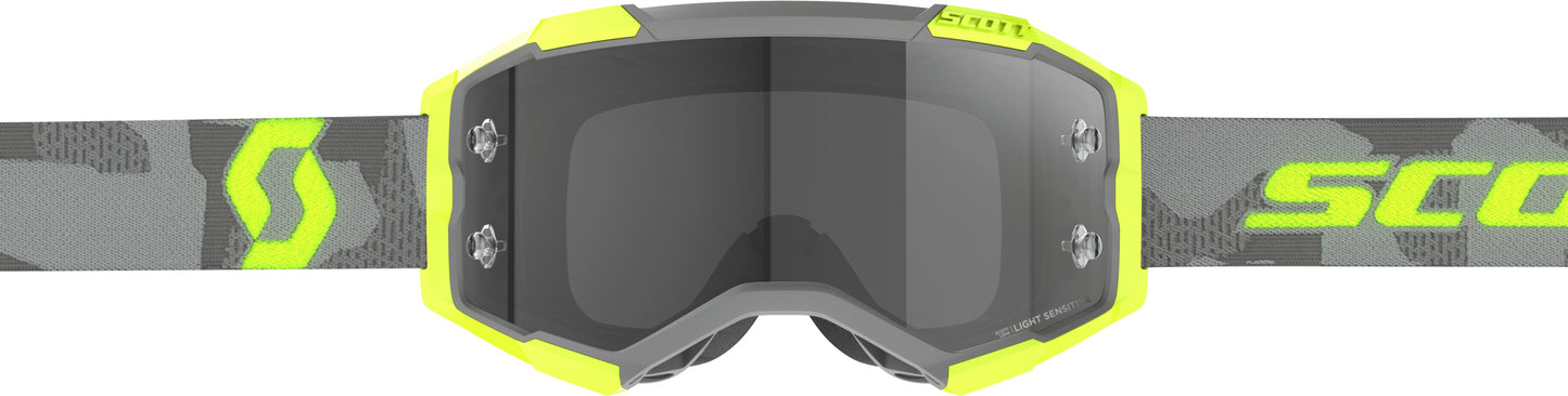 Fury Ls Goggle Lt Grey/Neon Ylw Grey Works