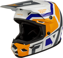 Youth Kinetic Scrap Helmet White/Orange/Blue/Grey Ys