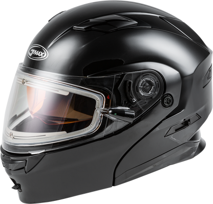 Md 01s Modular Snow Helmet W/Electric Shield Black Xl