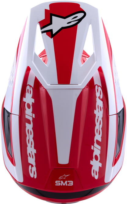 Sm3 Heat Helmet Red/White/Black Glossy Sm