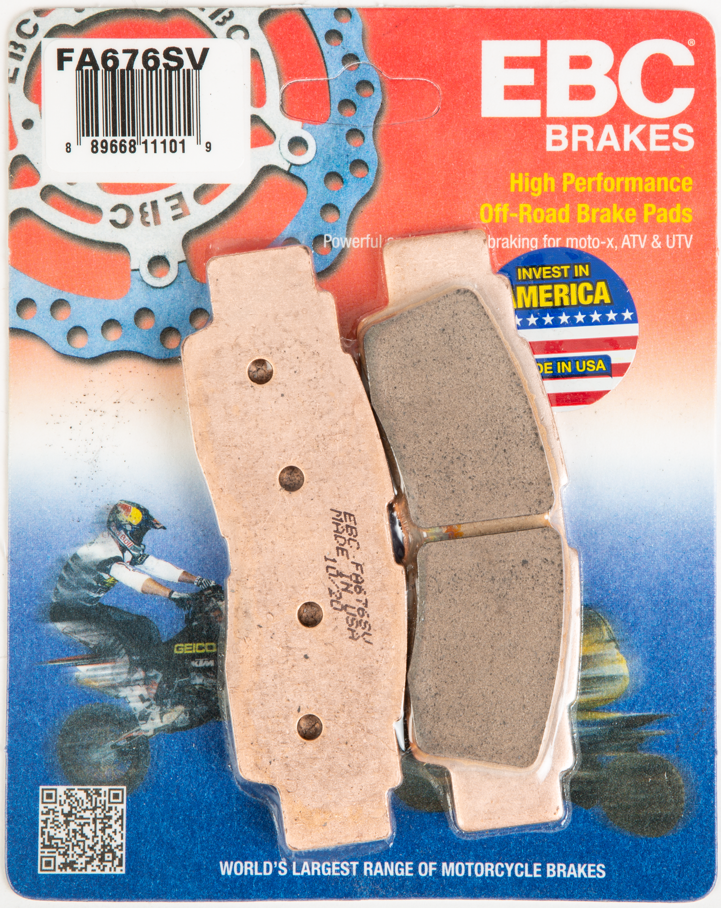 Brake Pads Fa676sv Severe Duty Sv Series