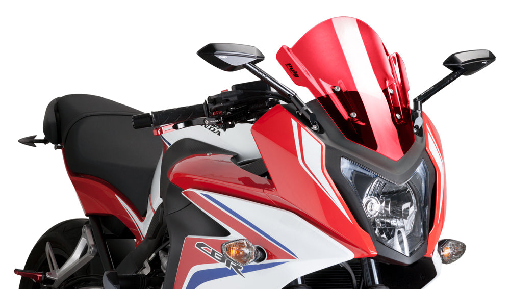 Windscreen Racing Red