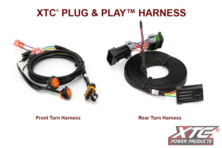 Auto Turn Signal Kit W/ Billet Lever And Front Drl Lights Pol