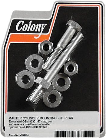Rear Brake Master Cylinder Mounting Kit Softail 87 99
