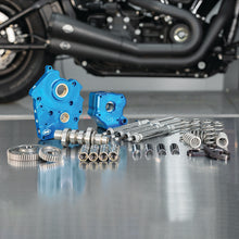 S&S Cycle 2017+ M8 Models Gear Drive 550GG Cam Chest Kit w/ Chrome Pushrod Tubes - Water Cooled