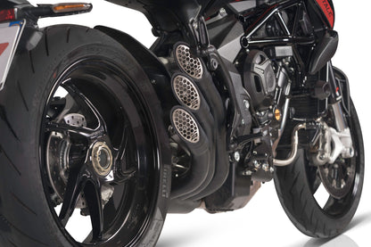 QD Exhaust Power Gun Slip-on - MV Agusta F3 / Brutale 675/800, Dragster, and Rivale (2012-2016) (euro3)