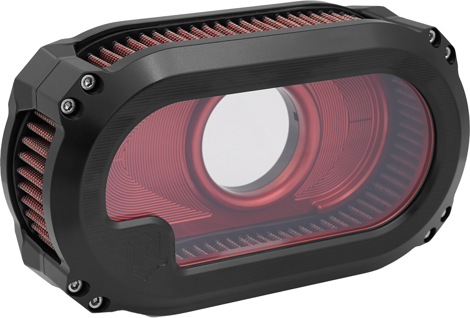 Nl Tc Air Cleaner W/Glass Black W/Red