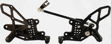 Rear Set Complete Blk Hon