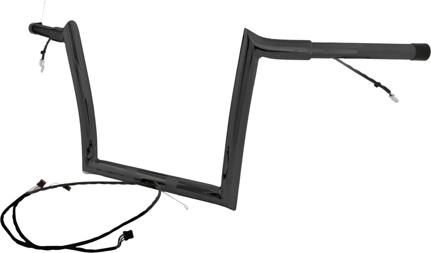 12" OEM Monkey Bar Pre Wired Satin Black `15 23 Fltr