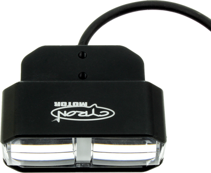 Aux Driving Lights Kit 1.25" Bar Mnt. White Pr.