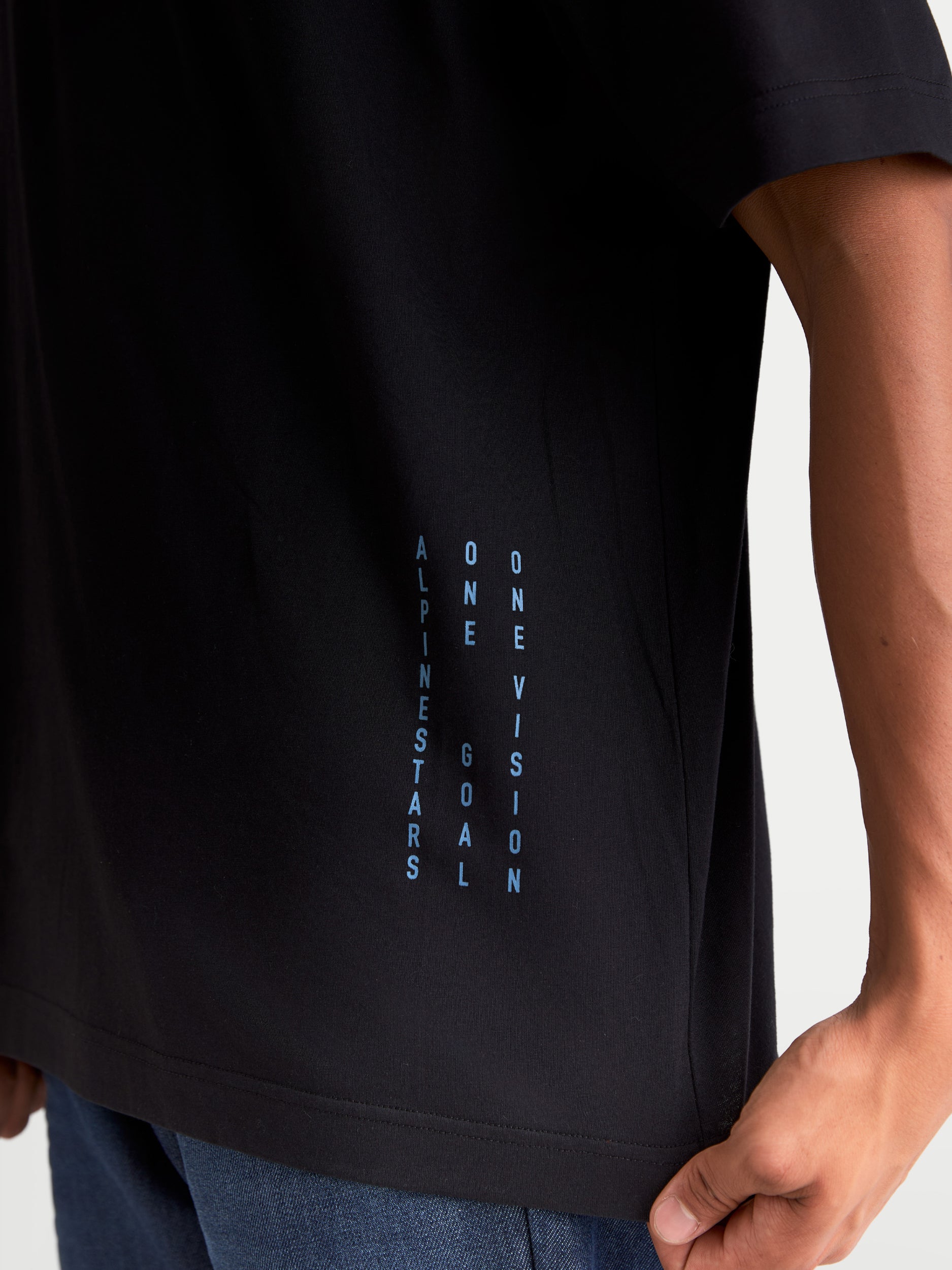 Chalk Oversized Ss Csf Tee Black Sm