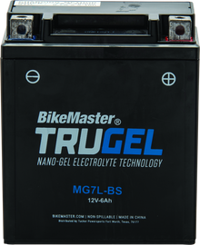 BikeMaster TruGel Battery - MG7L-BS